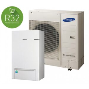 Unitate exterioara pompa de caldura R32 split 9kW (1x230V) SAMSUNG AE090RXEDEG/EU +Unitate interioara pompa de caldura R32 split (1x230V) SAMSUNG AE090RNYDEG/EU