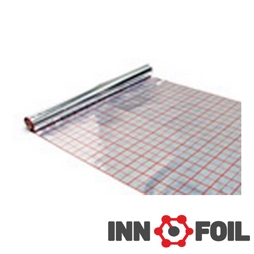 Folie caroiata aluminizata pentru incalzire in pardoseala INNOFOIL 50 ml / rola