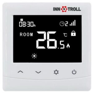 Termostat SMART programabil cald/rece cu senzor de sapa cu LCD INNOTROLL HT WIFI – montaj in doza – 230 V