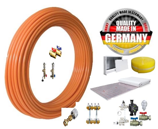Kit complet pentru incalzire in pardoseala QTEQ 120 mp