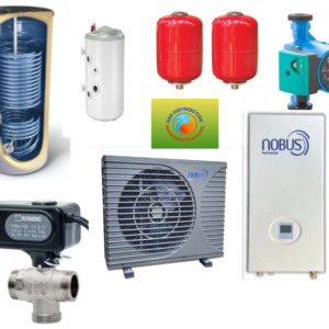 Pachet pompa de caldura R32 split 6kW (1×230) NOBUS